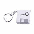 Computer Disk Shaped 3 ft. Tape Measure Key Ring